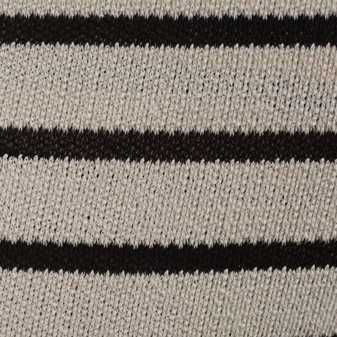 Striped Cotton Stretch Knit Fabric