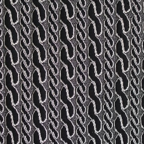 Jacquard Polyester Cotton Blend Stretch Knit Fabric