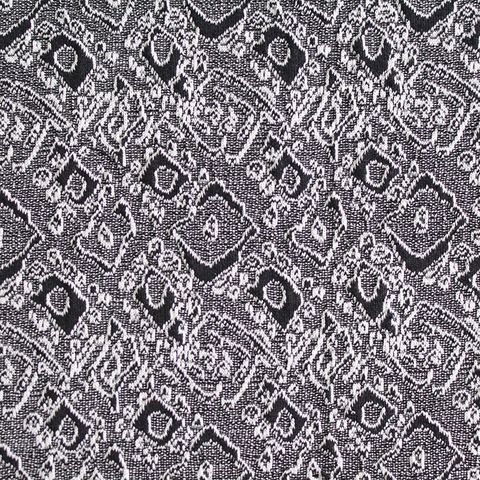 Jacquard Polyester Cotton Blend Stretch Knit Fabric