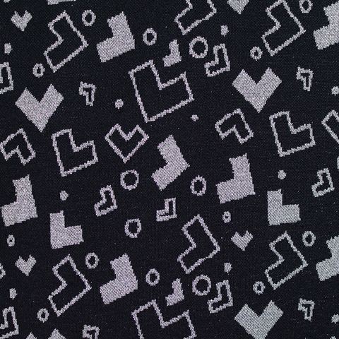 Jacquard Polyester Viscose Stretch Knit Fabric