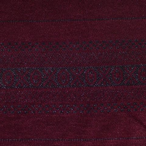 Jacquard Polyester Viscose Knit Fabric