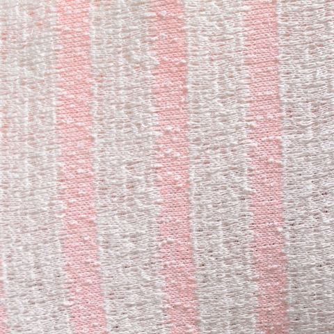 Striped Slub Viscose Polyester Stretch Knit Fabric