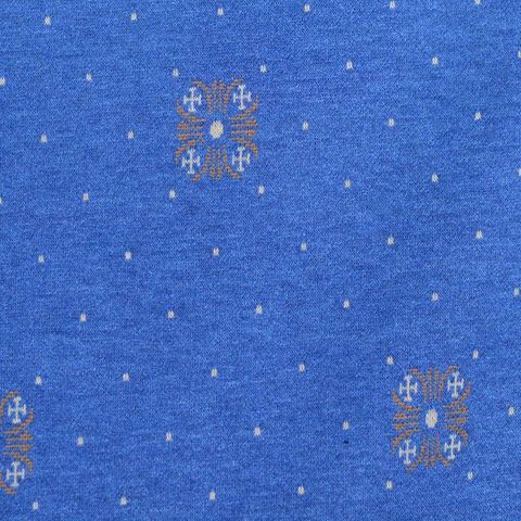Jacquard Polyester Viscose Knit Fabric