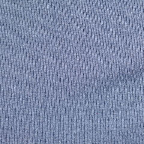 Heather Polyester Viscose Stretch Rib Knit Fabric