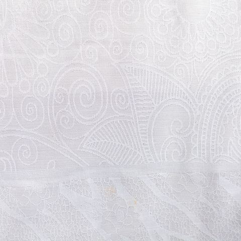 White Leaf Jacquard, Polyester