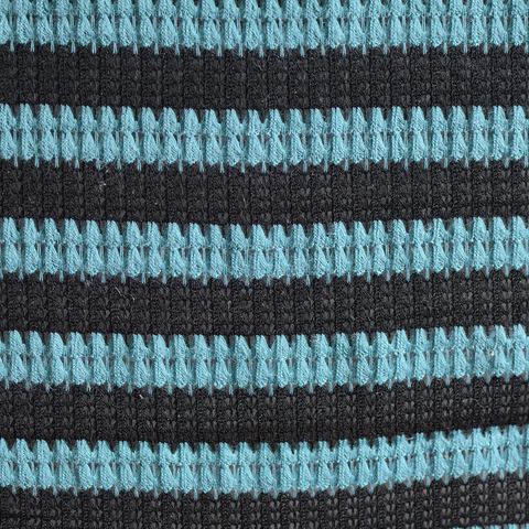 Fine Striped 100% Polyester Chunky Knit Fabric