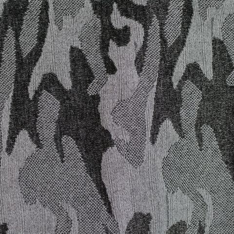 Bold Camo Polyester Stretch Knit Fabric