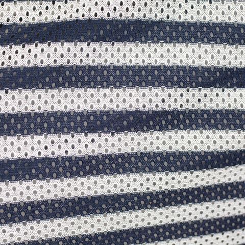 Striped Cotton Polyester Knit Fabric