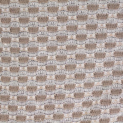 Jacquard 100% Polyester Chunky Knit Fabric