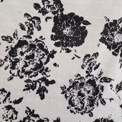 Bold Floral 100% Polyester Knit Fabric
