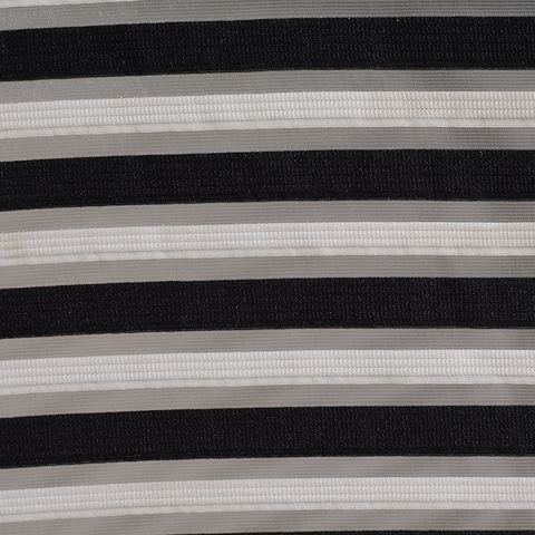Striped Polyester Stretch Knit Fabric