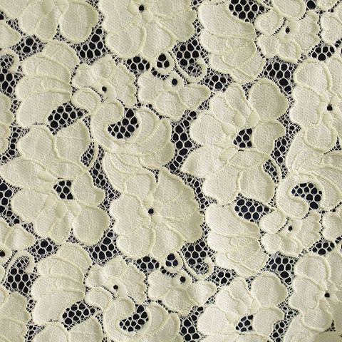 Nylon Cotton Lace Fabric