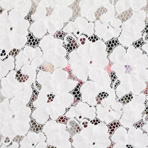 White Floral Lace, Nylon-Cotton