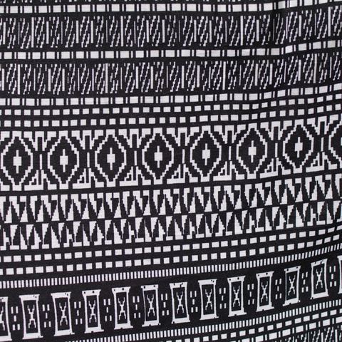 Printed Polyester Stretch Knit Fabric