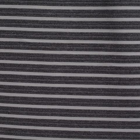 Striped 100% Polyester Knit Fabric