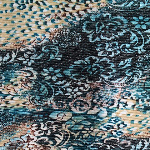 Printed 100% Polyester Jersey Knit Fabric