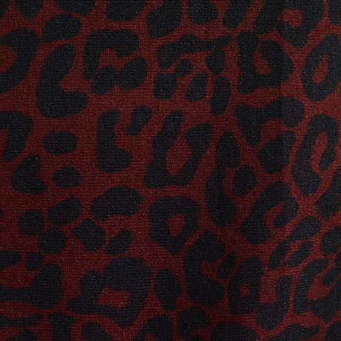 Animal Print Polyester Stretch Knit Fabric