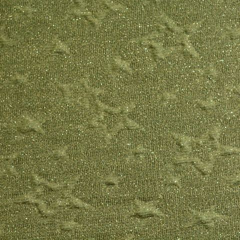 Jacquard Polyester Metallic Stretch Knit Fabric
