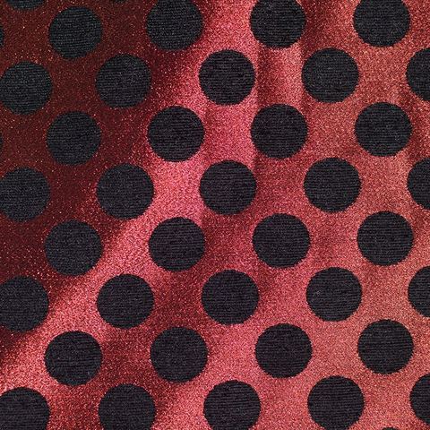 Black Dots Jacquard, Polyester