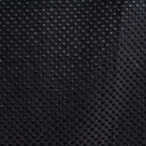 Black Tone-on-Tone Dot Jacquard, Viscose-Poly