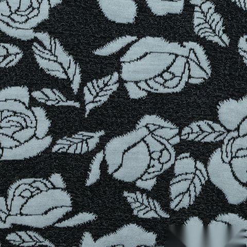 Bold Floral Polyester Stretch Knit Fabric