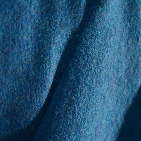 Blue Marl Knit, Poly-Wool