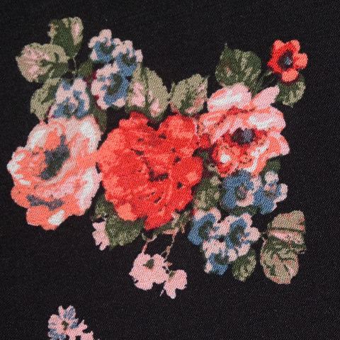 Bold Floral 100% Viscose Crepe Fabric