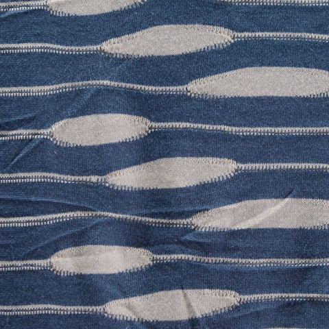 Blue Stripes Jacquard, Polyester