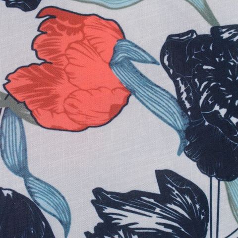 Bold Floral 100% Polyester Twill Fabric