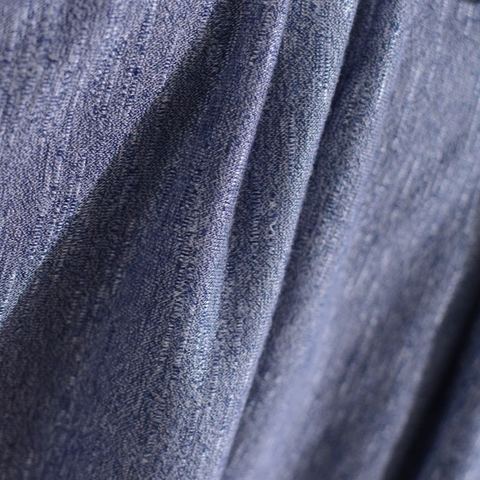 Heather Slub Polyester Viscose Knit Fabric