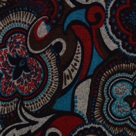 Jacquard Polyester Stretch Knit Fabric