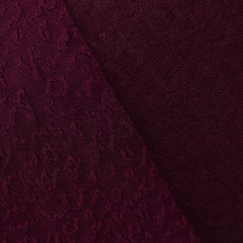 Jacquard Viscose Polyester Stretch Knit Fabric