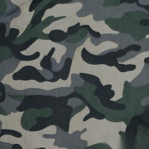 Camo 100% Cotton Poplin Fabric