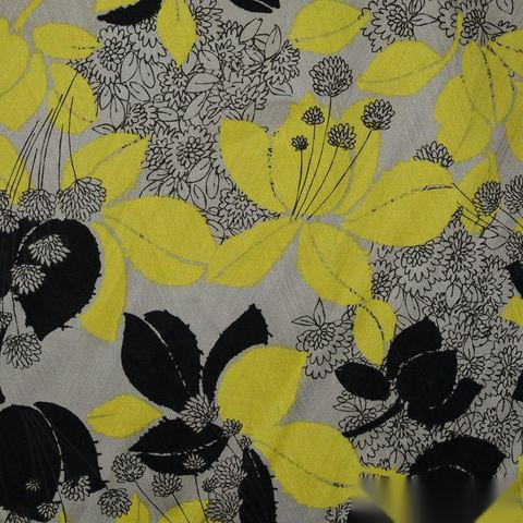 Bold Floral Cotton Stretch Woven Fabric