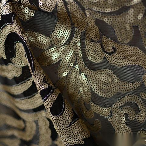 Bold Floral 100% Polyester Mesh Fabric