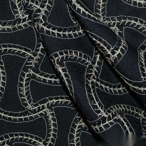 Jacquard 100% Polyester Satin Fabric