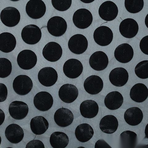 Bold Dotted 100% Polyester Knit Fabric